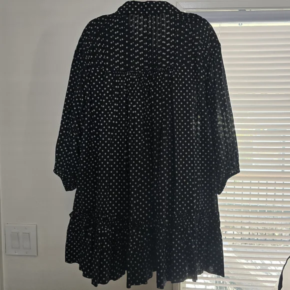 FREE PEOPLE Full Swing Mini Dress/Tunic w/Removable Slip - Picture 5 of 11